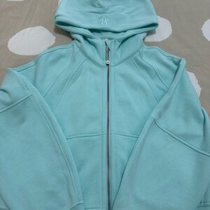 Lululemon Light Blue Zip-Up Hoodie